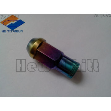 high end titanium wheel nut M12*1.5*45